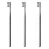 Marna Fit Toothbrush Set of 3 Developed with an Orthodontist Dirt from the Back Toothbrush Toothpaste R433GY (Curved/Gray) (removes Teeth)