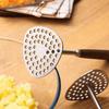 Small Hole Potatoes Masher Wooden Handle Kitchen Tool Hand Tool Avocado Masher  Kitchen