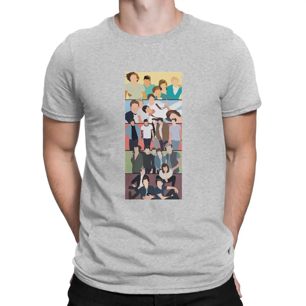 All Member T-Shirts O-One Directions Novelty Pure Cotton Tees Round Neck Short Sleeve T Shirt Birthday Gift Clothes Unisex