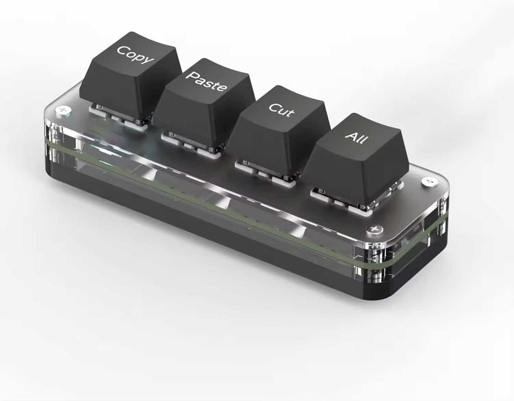 XYZA Tiny Keyboard Copy Paste Cut All Select Keyboard 4key для черного Mac/iPad/iPhone XA-TK4KMAC