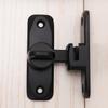 90°/180° Dual Purpose Anti-theft Buckle Door Buckle Sliding Door Latch Flat Door Lock Buckle Hasp Door Bolt No Punching