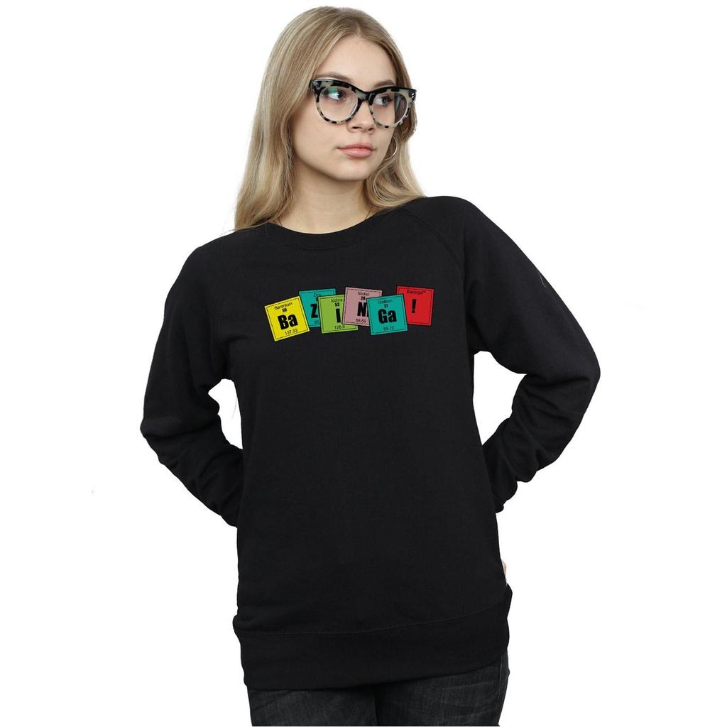 The Big Bang Theory Womens/Ladies Bazinga Elements Sweatshirt