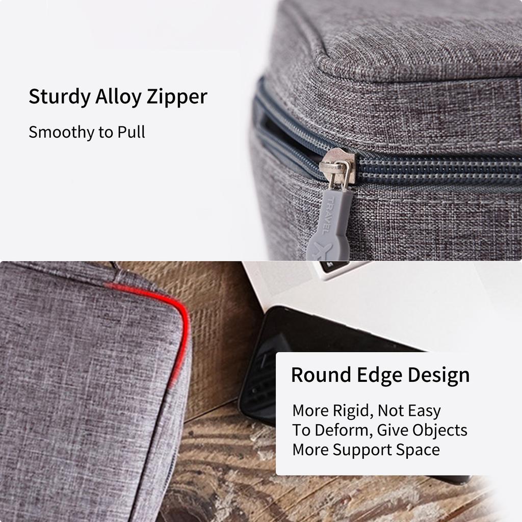 Дорожная сумка-органайзер для электроники, сумка для хранения кабельных аксессуаров, свободное отдельное пространство