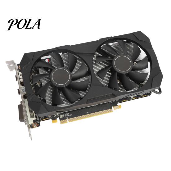 Настольная видеокарта RX580 с двойным вентилятором 8 ГБ GDDR5 256-битная DP/HDMI-совместимая Аксессуары для игрового компьютера