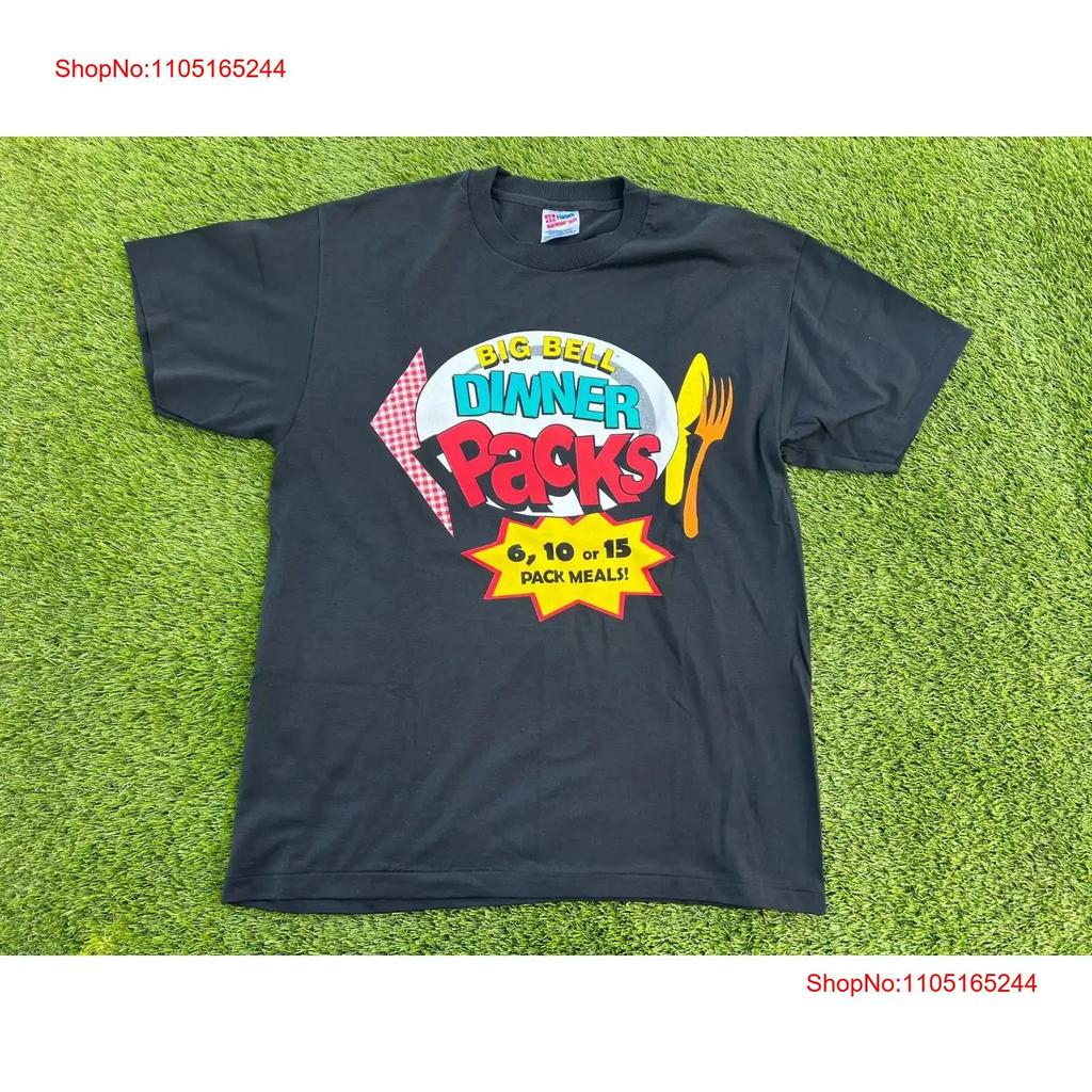 Vintage 90s Taco Bell Dr Pepper Big Pack Meals Fast Food Unisexs Large T Shirt Vintage Unisex Streetwear Designer Clothes