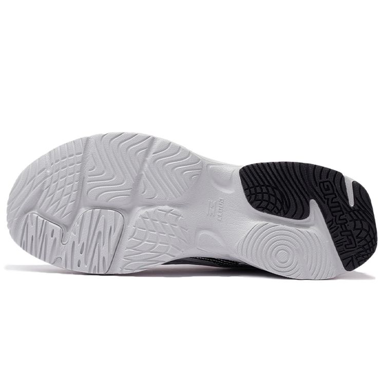 Li-Ning Meteor Bounce низкие спортивные повседневные туфли мужские кроссовки черные серые ARLS007-2