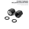 Car Wheel Tire Valve Stems Cap With Keychain Car interior Accessories For Volkswagen T-Roc A1