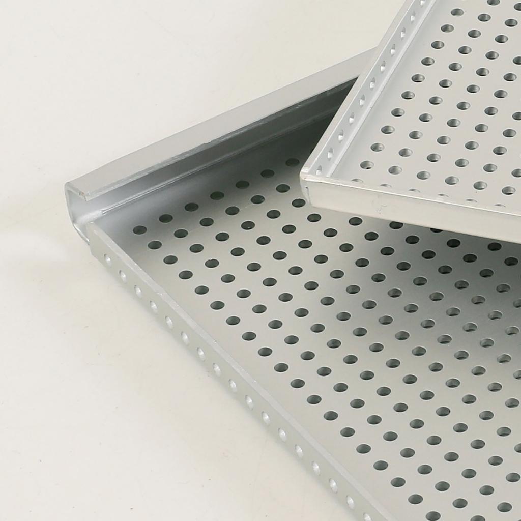 Набор из 2 многоцелевых противней для выпечки, антипригарных противней для слоеного теста, перфорированных прямоугольных форм для миллефея