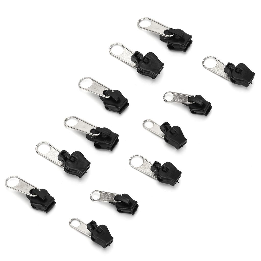 12 шт. Универсальный комплект для ремонта головки молнии, сменный для самодельных курток, джинсов, брюк, пальто