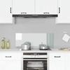 VidaXL Kitchen Backsplash Transparent 100x40 Cm Tempered Glass 249475