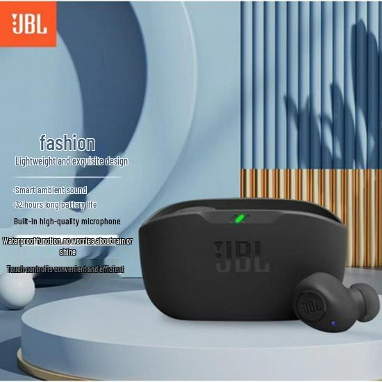 JBL Wave Buds: True Wireless Semi-In-Ear Bluetooth Sports Headphones