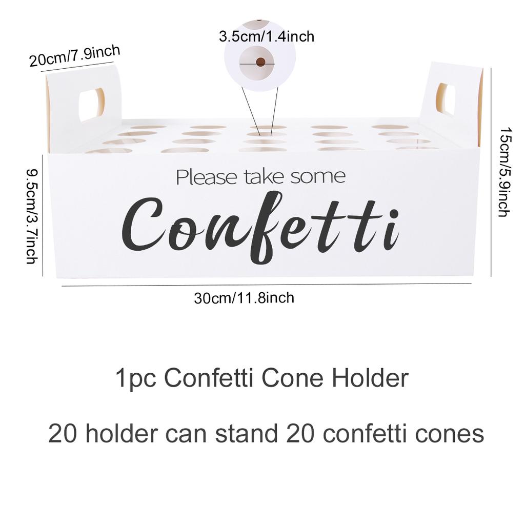 Свадебный поднос из крафт-бумаги, конус конфетти, подставка, подставка для свадебного украшения, цветочные конусы конфетти, держатель для свадебной бумаги в деревенском стиле