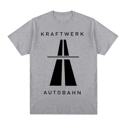 Винтажная футболка Kraftwerk Autobahn Music Electronic Synth Neu! Хлопковая футболка унисекс Krautrock, новая футболка, женские топы