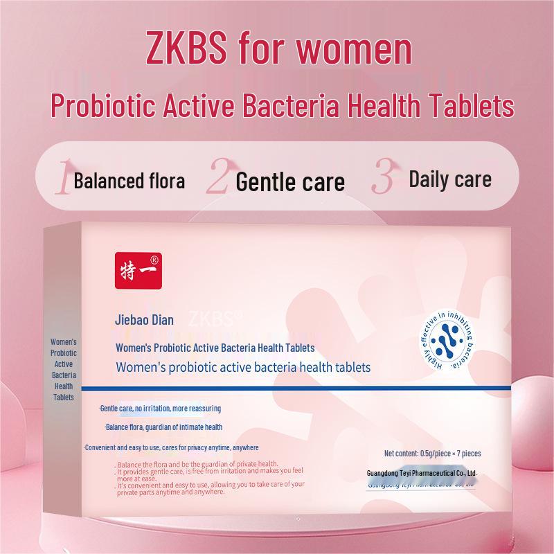 Special ZKBS Women's Probiotic Tablets for Intimate Health and Balance