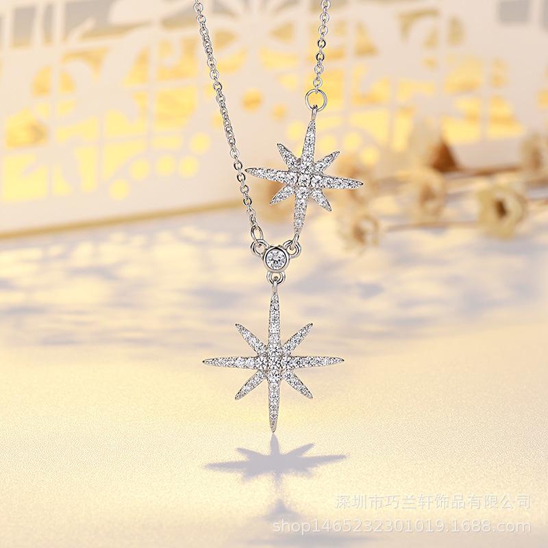 Женское ожерелье Lindon, кулон из медного сплава, циркон, модный подарок