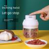 Compact Electric Garlic Grinder & Baby Food Processor - Multifunctional Kitchen Tool for Garlic Paste and More