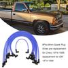 9Pcs 64602 High Energy 8Mm Spark Plug Wires Set Replacement For Chevy/GM 1974-1988 305 350 400 SBC Plug Wires Engine 90° Boot Spark Plug Wire