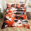 Комплект постельного белья в японском стиле, 3D-печать, комплект пододеяльника, мягкий полиэстер, односпальный, двуспальный, размер «queen», для подарка на день рождения, декор на Хэллоуин