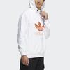 Adidas Толстовка с капюшоном Originals Trefoil CNY Color-Block с логотипом, мужская, белая HD0314