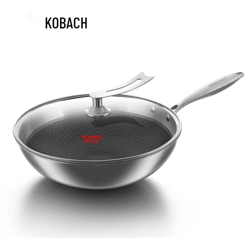 Вок Kangbach из нержавеющей стали 304, 32 см