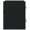 Washbasin Cabinet Black Oak Effect 38.5 x 41 x 48 cm