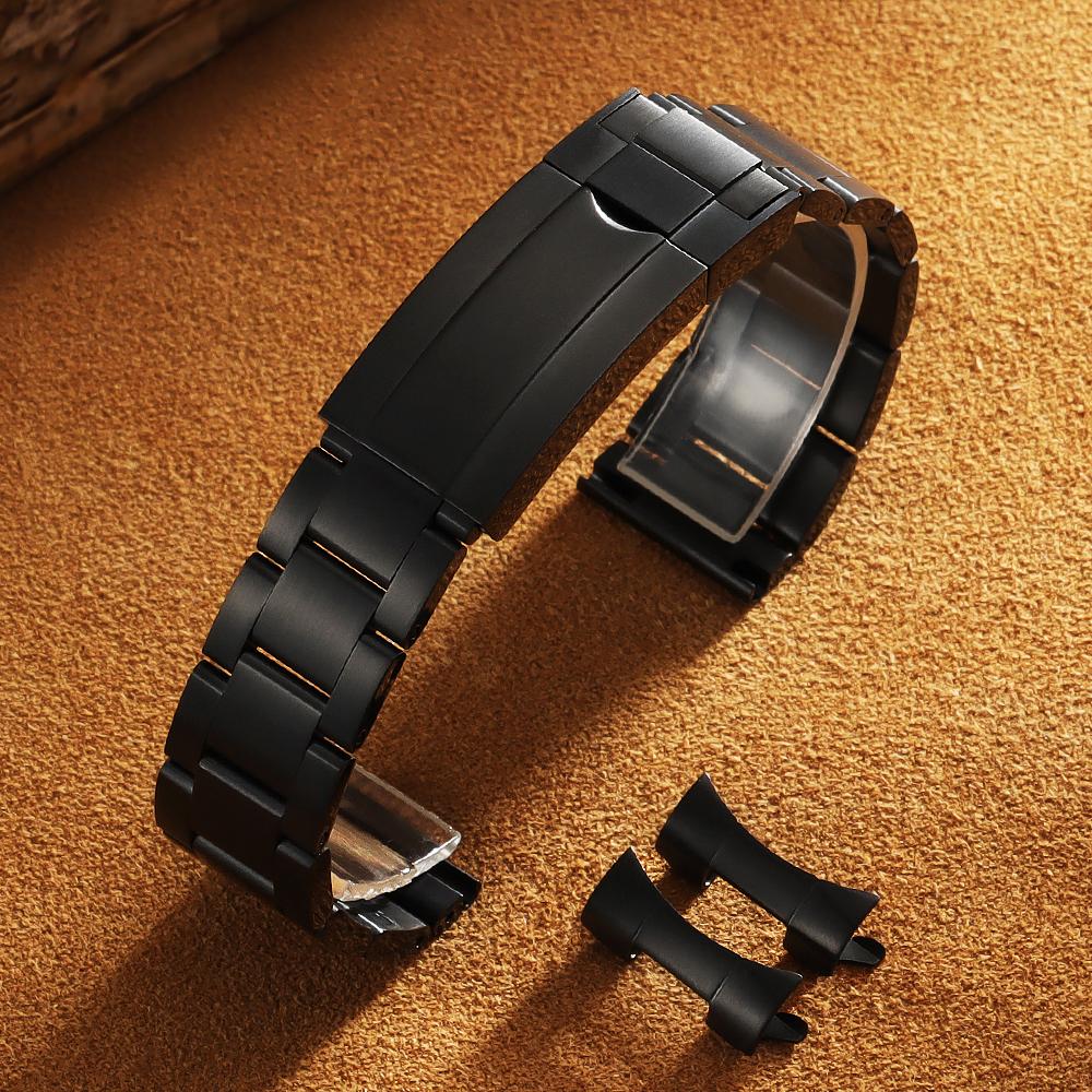 20 мм 21 мм 22 мм изогнутый конец ремешка для часов для Rolex SUBMARINER Daytona браслет из нержавеющей стали сменный ремешок для мужчин женщин