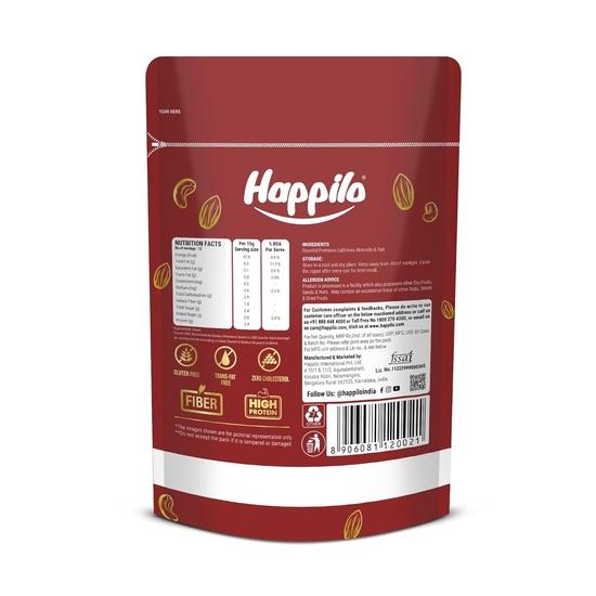 Фисташки Happilo Premium IR обжаренные и соленые 200 г