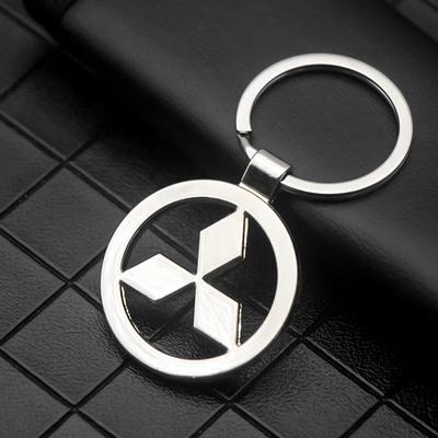 Металлический Значок Логотип Ключа Mitsubishi Для Автомобиля Xpander Galant Lancer 9/10 Space Star Delica Ralliart Pajero Grandis ASX Серебристый Зажим