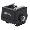 HD-N3 PC Flash Light Hot Shoe Mounting Adapter Accessory for Video Camera