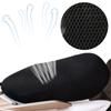 Дышащий чехол для сиденья мотоцикла, сетчатый 3D-сетчатый теплоизоляционный чехол для сиденья, черный чехол для мотоцикла, защита аксессуаров