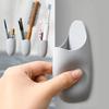Multi-Purpose Silicone Wall Storage Rack Kitchen Utensil Holder Bathroom Organizer Toothbrush Stand No Drilling Required