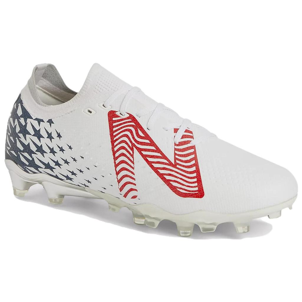 New Balance Кроссовки унисекс Timothy Weah x Tekela v4 Pro Low FG Queens Finest Белый Красный Синий ST1FLGC4