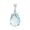 Серебряная подвеска с топазом 4.2ct (2207153)