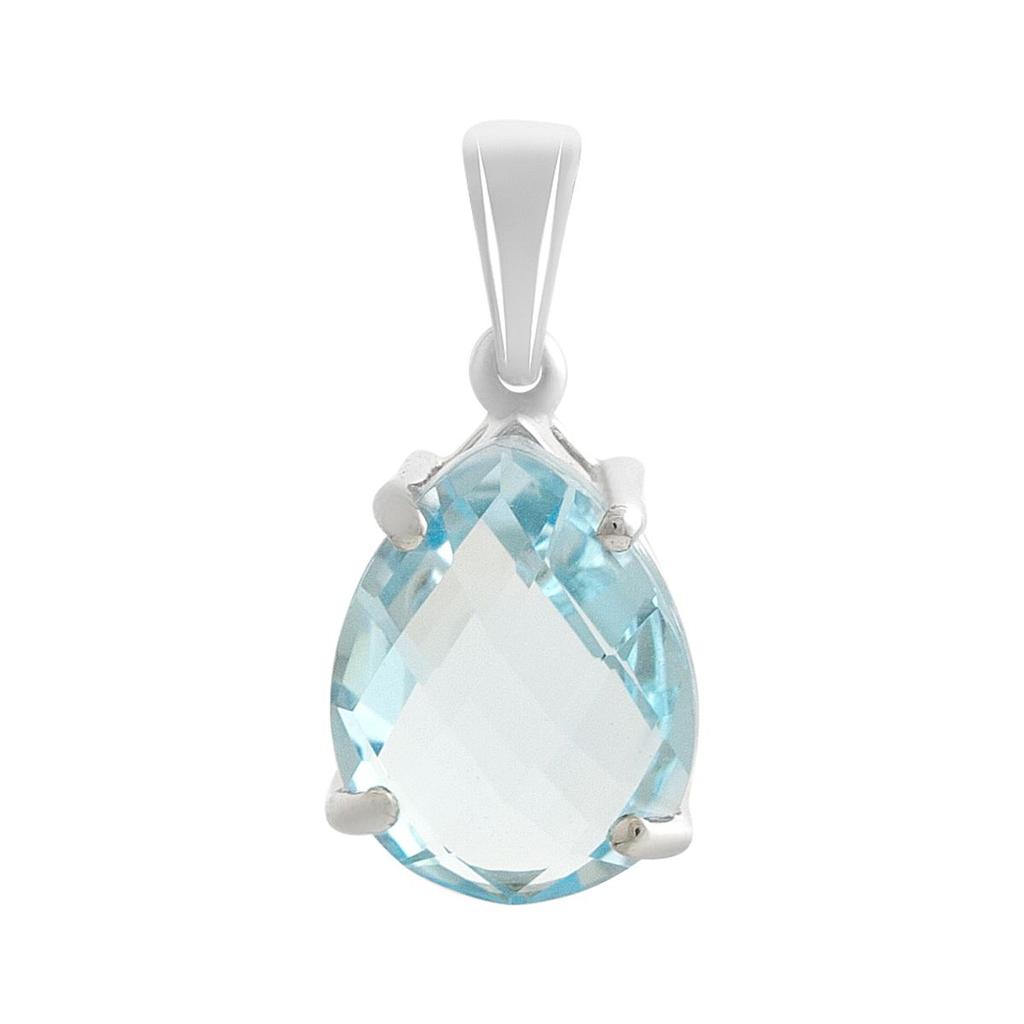 Серебряная подвеска с топазом 4.2ct (2207153)