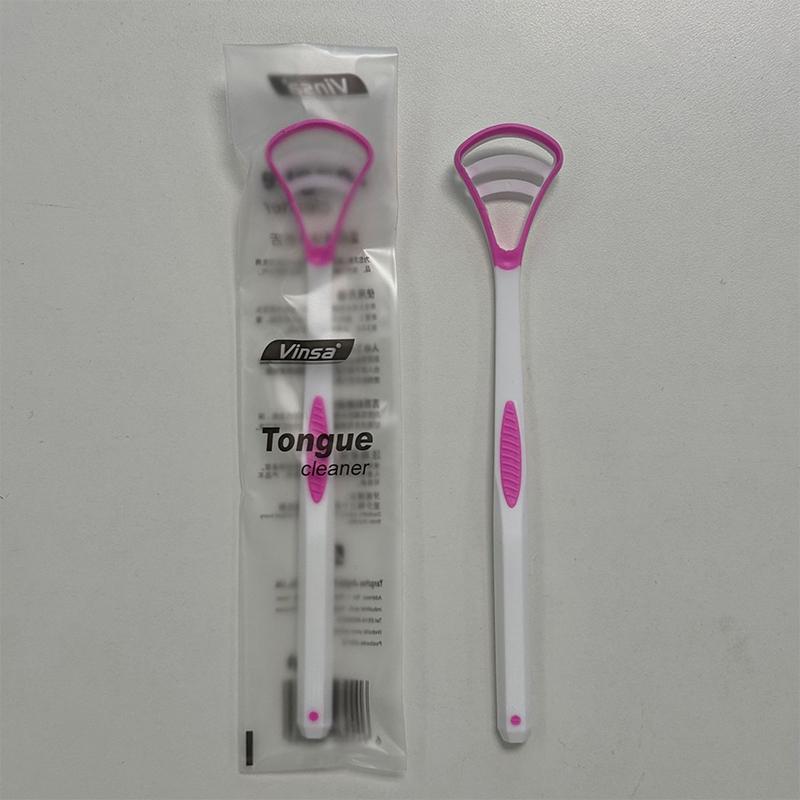 Silicone Tongue Scraper 1PCS Ergonomic Grip for Daily Oral Health Effortlessly Cleans Tongue Surface