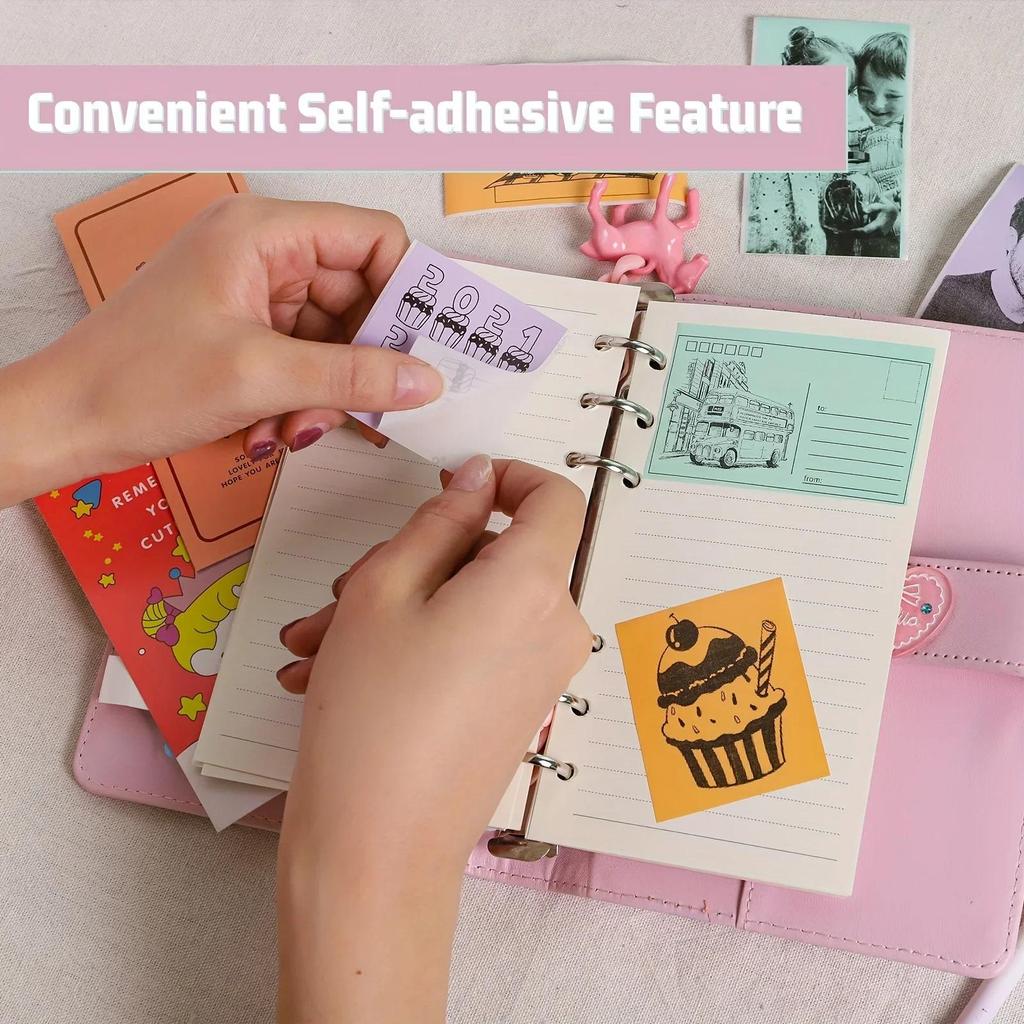 53мм Термобумага Наклейка для Мини-принтера Phomemo/Memoking M02/T02/M04AS/M04S для Журналов Фото Текстовых Заметок