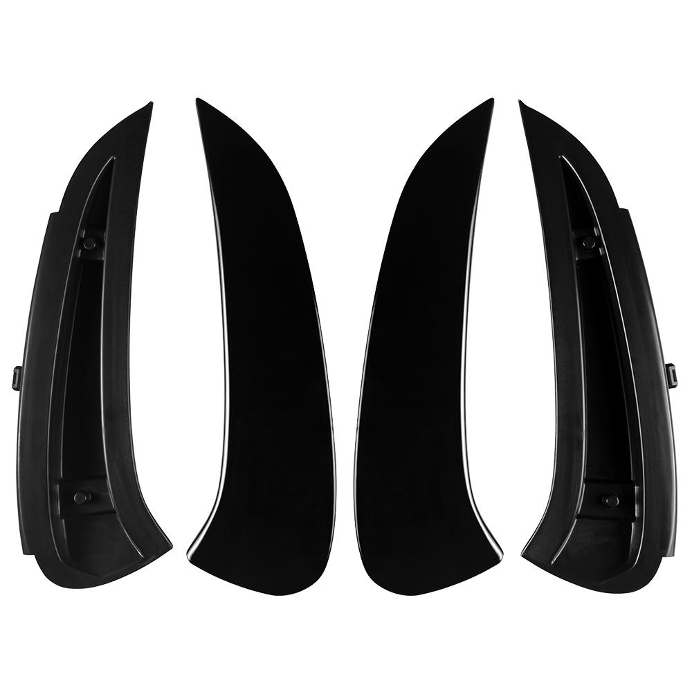 Rear Bumper Lip Splitter Spoiler Side Canards For Mercedes Benz W206 Sedan S206 Wagon C200 C220 C300 C43 C63 AMG 2021 2022 2023+
