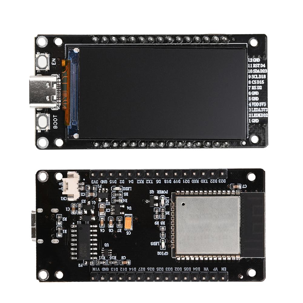 Esp32 1,9-дюймовый 1,14-дюймовый ЖК-экран Wi-Fi Bluetooth Плата разработки На борту модуль Esp-32 Интерфейс Type-C