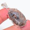 Tube Agate Handmade 925 Sterling Silver Jewelry Pendant 1.77" V8p60