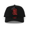 [New Era] Cap 9FORTY Snapback California Angels MLB TONAL POP A-FRAME SNAPBACK CAP CALIFORNIA ANGELS Hat 940 AF A-Frame Black [Used]
