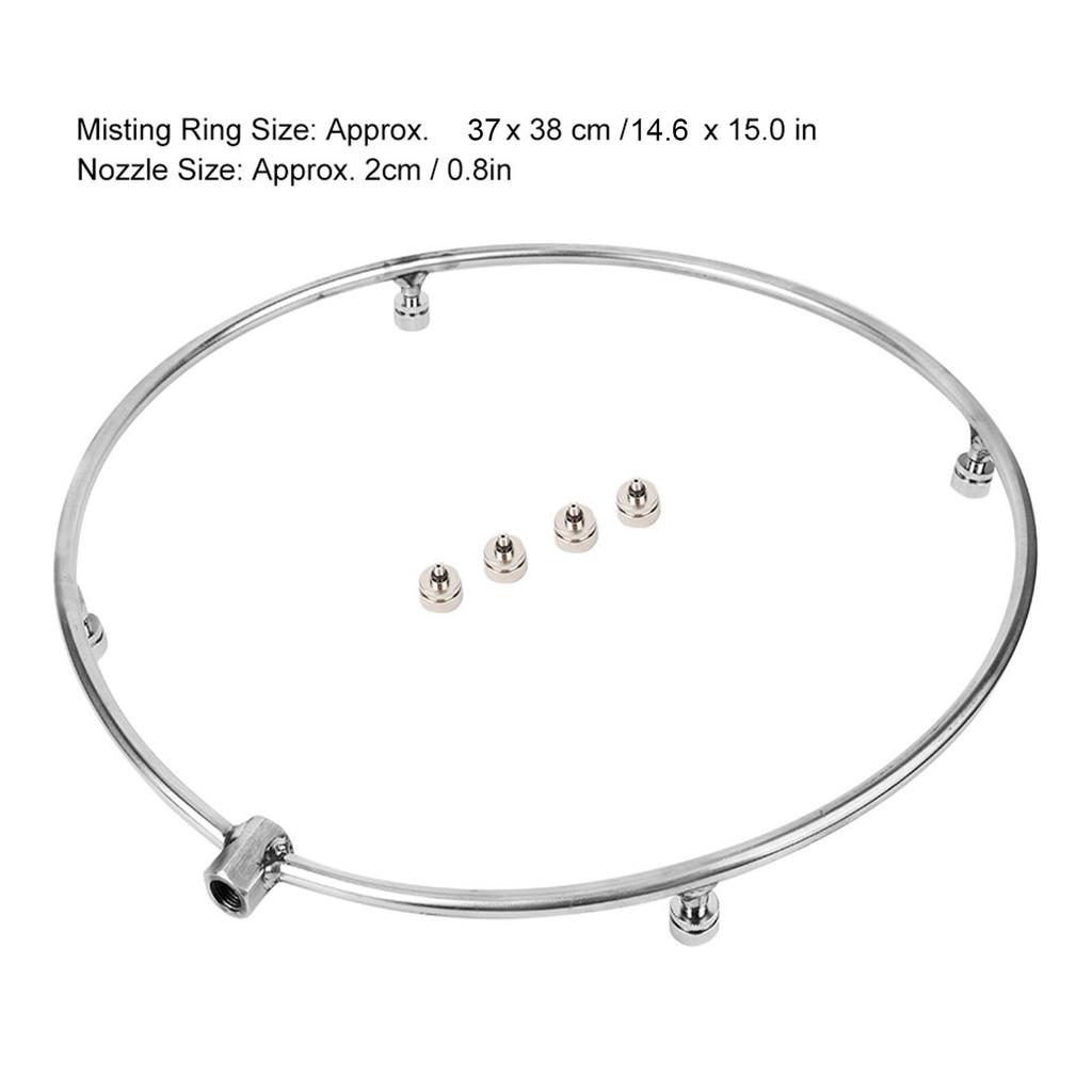 4 шт. 3/16 из нержавеющей стали, распылительная насадка, набор для охлаждения с кольцом