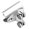 Stainless Steel Track Roller Wheel Trolley 24mm Pulley Diameter Cable Pulley Track Roller Wheel Trolley