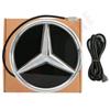 AABID1 ABS Chrome Silver Glossy Black Star Front Grille Decorative Badge OE Style Emblem Chrome Silver For Mercedes Benz E-Class W213