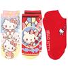 Носки Sanrio с персонажами Hello Kitty, случайные носки, набор из 3 пар, милые детские носки Sanrio, размер 22~24 см (3 фута, всего) Женский