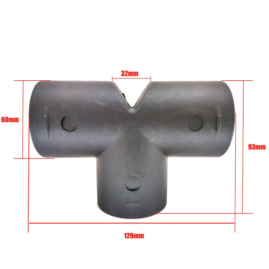42mm/60mm/75mm Car Heater Air Vent Ducting Connector Closable Open Regulatin Y / T / L Branch For Webasto Diesel Parking Heater