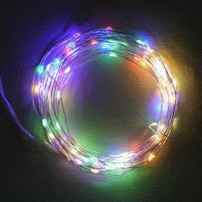 Интерьерная гирлянда Мини LED 100 лампочек, 6 цветов, длина провода 10 м