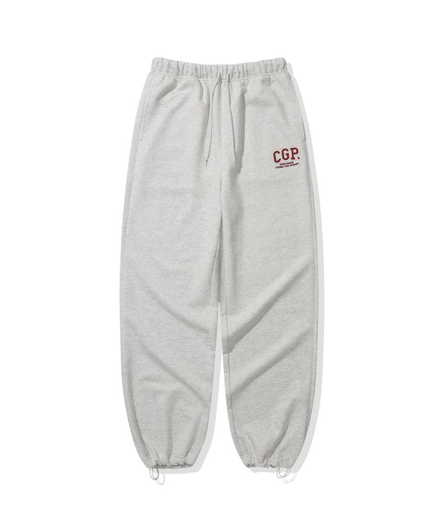 CGP Cgp Arch Logo Training Pants_Oatmeal