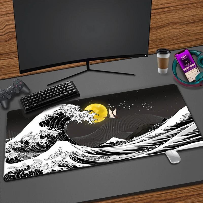 Японский розовый сакура коврик для мыши игровой офисный Фудзи вишневый цвет коврик для мыши XXL коврик для клавиатуры нескользящий ковер для стола ноутбука компьютера
