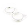 Les Trésors De Lily [B9844] - Серебряные серьги-кольца «Фемина», 2 см.
