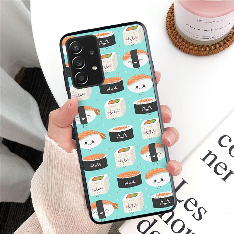 Чехол для телефона Food Sushi для Samsung Galaxy A13 A22 A12 A32 A71 A11 A21S A33 A52 A72 A51 A50 A70 A31 M31